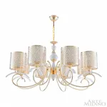 Подвесная люстра Arte Milano Florentia-9787 309787/8 Wh/Gd