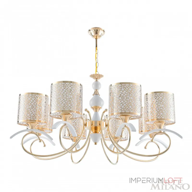 Подвесная люстра Arte Milano Florentia-9787 309787/8 Wh/Gd