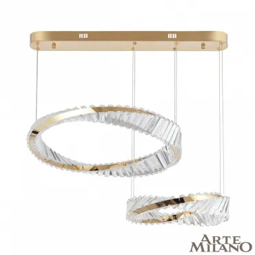Люстра светодиодная Arte Milano AM-Venezia 318311/D600-D400 GD
