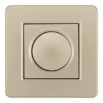 Комплект - диммер 500W с рамкой однопостовой Arte Milano SET16-1-48-1 shampan