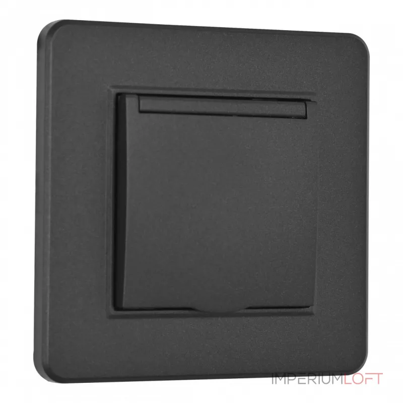 Комплект розетки с заземлением и шторками Arte Milano SET16-1-41-1 black от ImperiumLoft Комплект розетки с заземлением и шторками Arte Milano SET16-1-41-1 black от ImperiumLoft