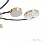 Потолочная люстра Arte Milano Ferrara-72069 279169/4+4 BK/GD