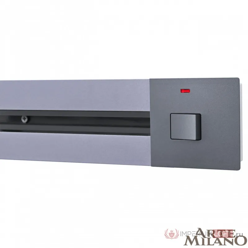 Встраиваемый шинопровод с выключателем, 25A 250V 385201TBB/100 Grey от ImperiumLoft