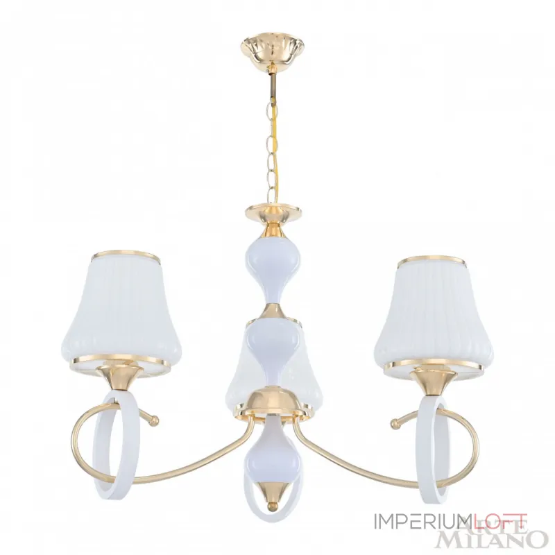Подвесная люстра Arte Milano Florentia-2387 302387/3 Wh/Gd