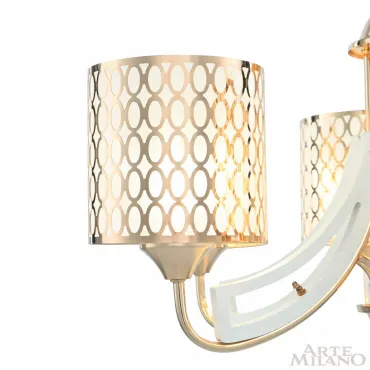 Люстра подвесная Arte Milano Florentia-3387 303387/6 Wh/Gd от ImperiumLoft