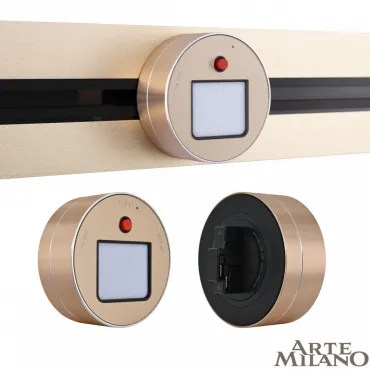 Трековый светильник Arte Milano Am-track-sockets 380011TL/Light Gold Трековый светильник Arte Milano Am-track-sockets 380011TL/Light Gold