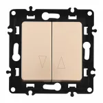 Выключатель жалюзи, 10A 250V 217.38-2.shampan от ImperiumLoft