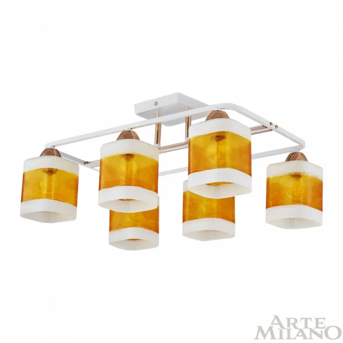 Люстра Arte Milano AMALFI-322008 322008/6 WH+FG от ImperiumLoft