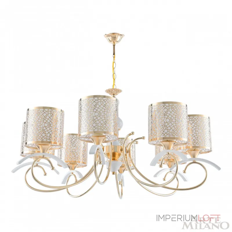 Подвесная люстра Arte Milano Florentia-9787 309787/8 Wh/Gd