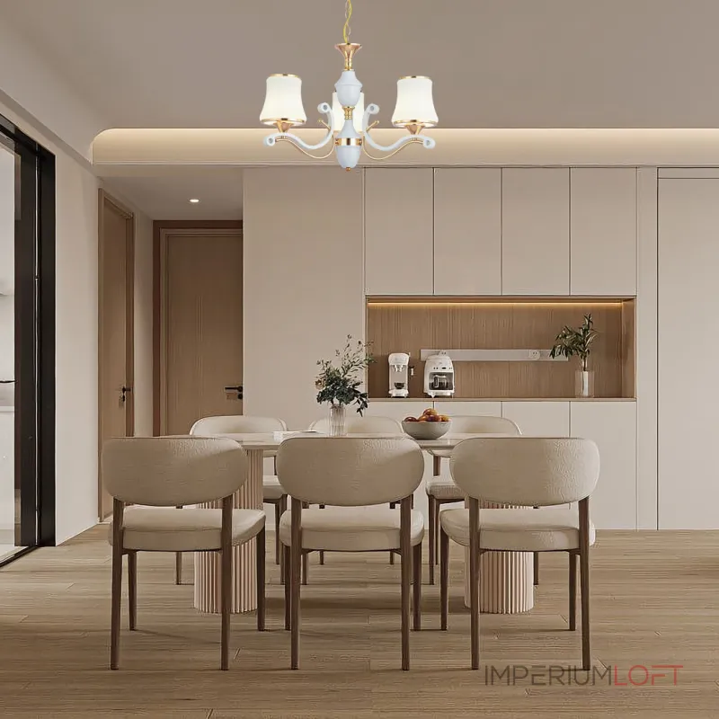 Подвесная люстра Arte Milano Florentia-3987 303987/3 Wh/Gd