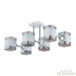 Потолочная люстра Arte Milano AMALFI-329809 329809/6 WH+CR