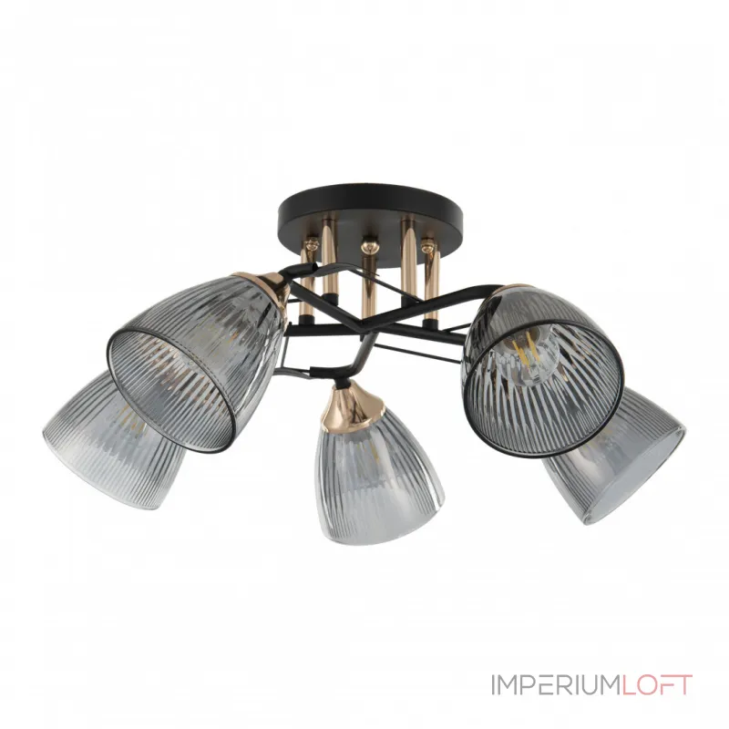 Потолочная люстра Arte Milano AMALFI-322610 322610/5 BK+FG