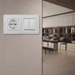 Выключатель двухклавишный с розеткой, заземлением, шторками Arte Milano SET16-2-40-1-30-2 silver от ImperiumLoft Выключатель двухклавишный с розеткой, заземлением, шторками Arte Milano SET16-2-40-1-30-2 silver от ImperiumLoft