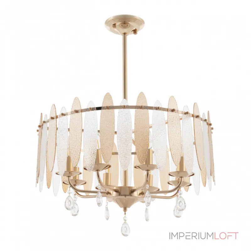 Люстра на штанге Arte Milano Sorrento-4309 374309/8/350/570 GD Люстра на штанге Arte Milano Sorrento-4309 374309/8/350/570 GD