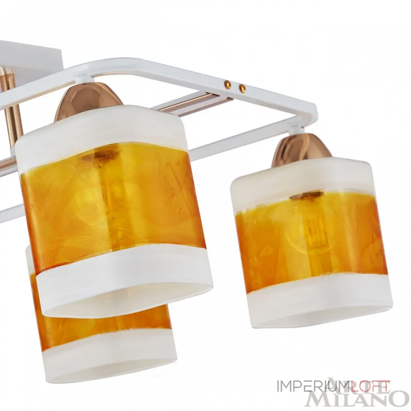 Потолочная люстра Arte Milano AMALFI-322008 322008/6 WH+FG