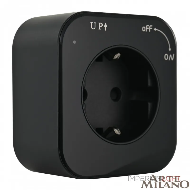 Трековая розетка, 16A 250V 380022TS/ES Black от ImperiumLoft