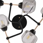 Потолочная люстра Arte Milano AMALFI-324308 324308/6 BK+FG