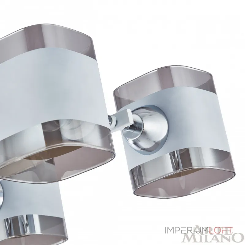 Потолочная люстра Arte Milano AMALFI-329809 329809/6 WH+CR Потолочная люстра Arte Milano AMALFI-329809 329809/6 WH+CR