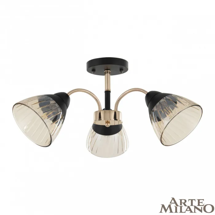 Люстра Arte Milano Napoli-320119 320119/3 FG+BK от ImperiumLoft
