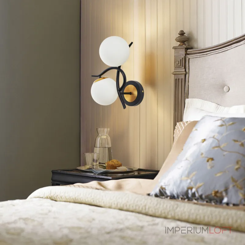 Бра Arte Milano Neapolis-73408 273408/2B BK/GD Бра Arte Milano Neapolis-73408 273408/2B BK/GD