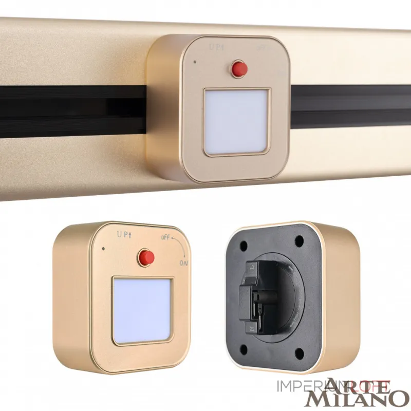 Трековый светильник Arte Milano Am-track-sockets 380022TL/Light Gold Трековый светильник Arte Milano Am-track-sockets 380022TL/Light Gold