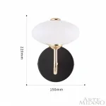 Бра светодиодный Arte Milano Neapolis-73908 273908/1B BK/GD