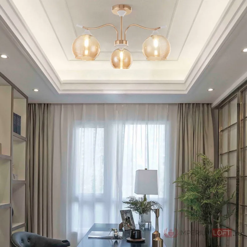 Люстра Arte Milano Napoli-327619 327719/3 FG+WH от ImperiumLoft