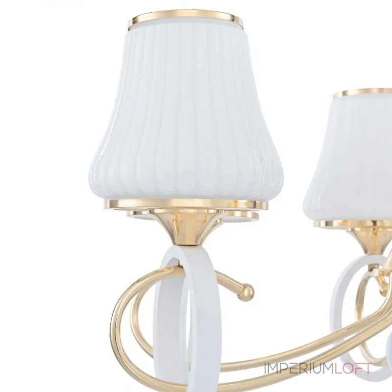 Подвесная люстра Arte Milano Florentia-2387 302387/5 Wh/Gd