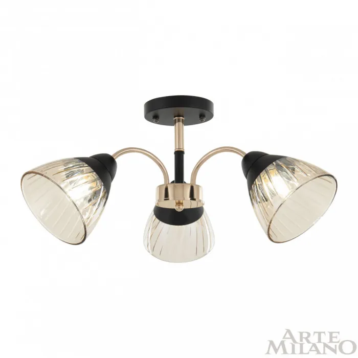 Люстра Arte Milano Napoli-320119 320119/3 FG+BK от ImperiumLoft