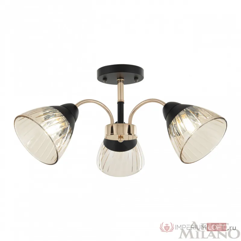 Люстра Arte Milano Napoli-320119 320119/3 FG+BK от ImperiumLoft
