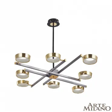 Люстра светодиодная Arte Milano Ferrara-71279 271279/8 NI/GD