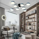 Светильник светодиодный Arte Milano Ferrara 253039/8+1 Bk/Gr