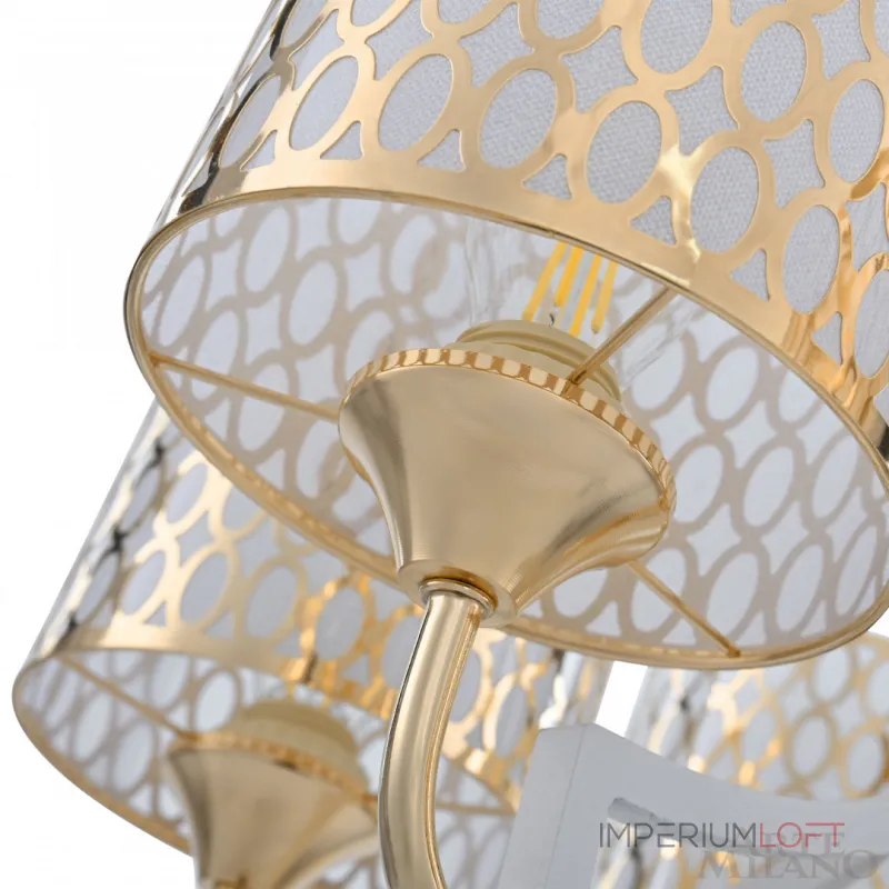 Подвесная люстра Arte Milano Florentia-3387 303387/8 Wh/Gd