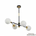 Люстра на штанге Arte Milano Neapolis-72708 272708/4 BK/GD