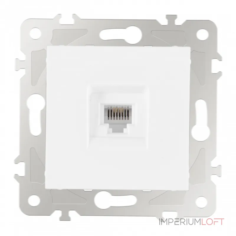 Розетка телефонная RJ11 203.51-1.white от ImperiumLoft