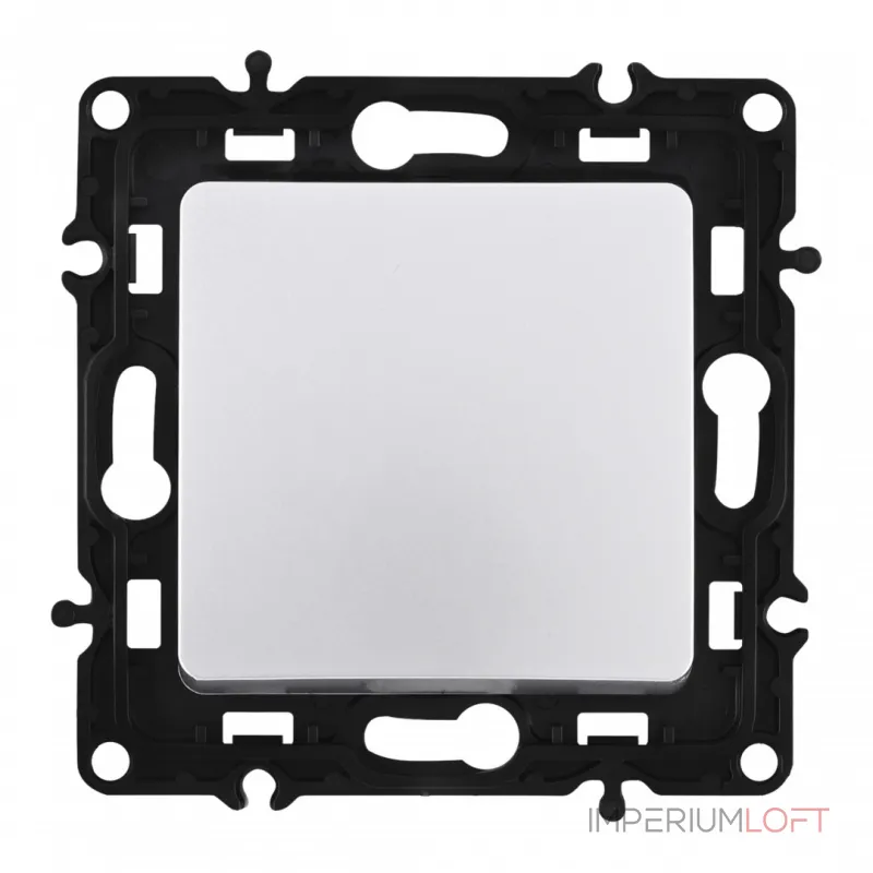 Переключатель одноклавишный перекрёстный, 10AX 250V 217.34-1.silver от ImperiumLoft