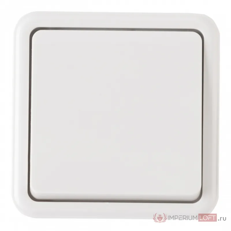 Выключатель одноклавишный проходной (на 2 направления), 10AX 250V 310.32-1.white от ImperiumLoft