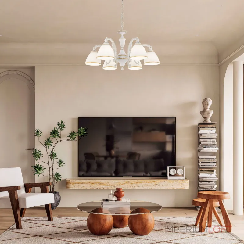 Подвесная люстра Arte Milano AM343837 347837/6 WT+G