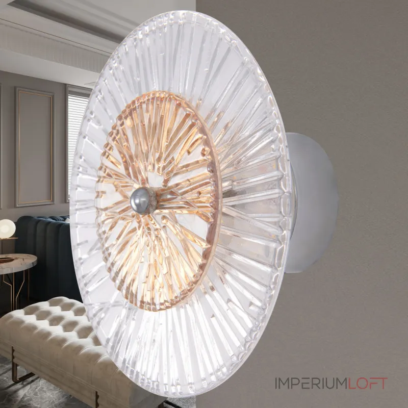 Настенный светильник светодиодный Arte Milano AM-1252B 1.1252B.D150.H150.LED Ni
