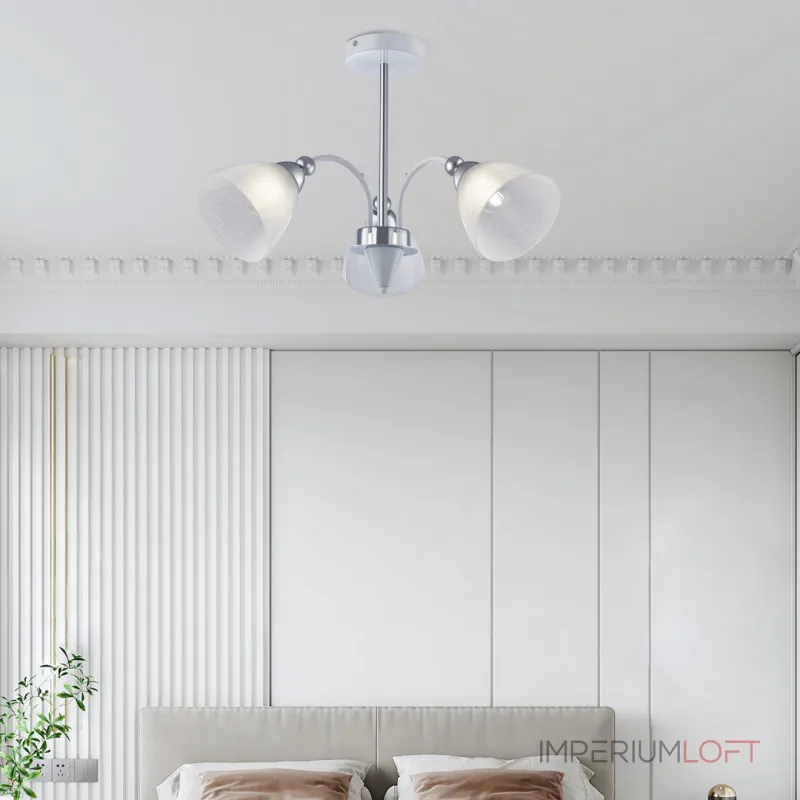 Люстра на штанге Arte Milano Napoli-326008 326008/3 WH+CR