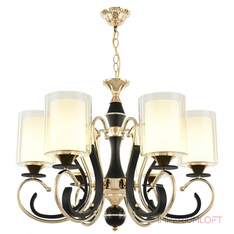 Подвесная люстра Arte Milano Florentia-2237 302237/6 Bk/Gd