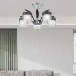 Люстра потолочная Arte Milano Napoli-2646 332646/5 CR+BK от ImperiumLoft