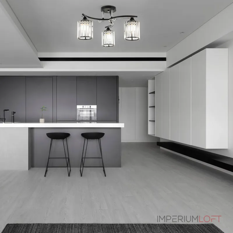 Потолочная люстра Arte Milano AMALFI-327103 327103/3 BK+CR
