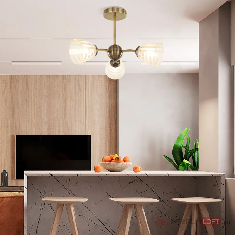 Люстра Arte Milano Napoli-320107 320107/3 AB от ImperiumLoft