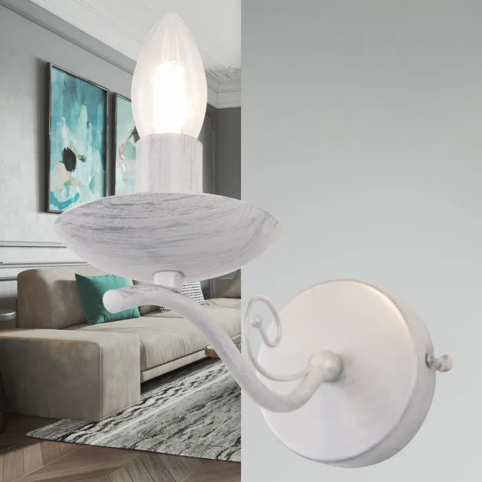 Бра Arte Milano Amalfi-9934 339934/1W WT+SL от ImperiumLoft