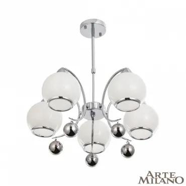 Люстра на штанге Arte Milano Neapolis-76207 276207/5 Ni Люстра на штанге Arte Milano Neapolis-76207 276207/5 Ni