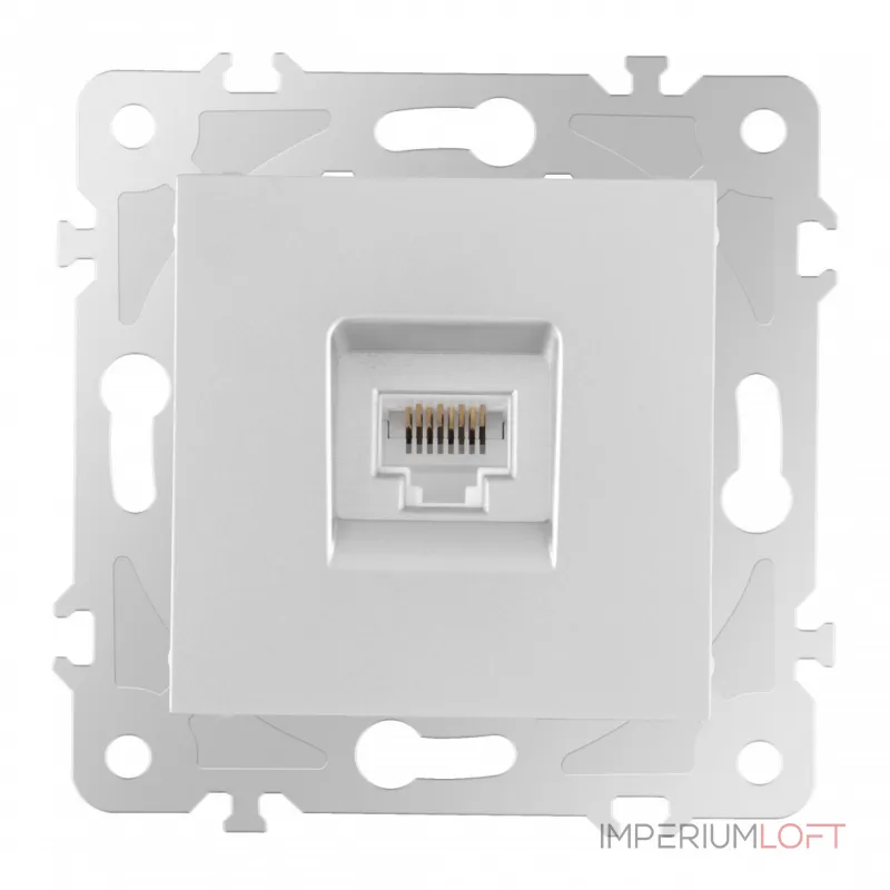 Розетка интернет RJ45 203.45-1.silver Розетка интернет RJ45 203.45-1.silver