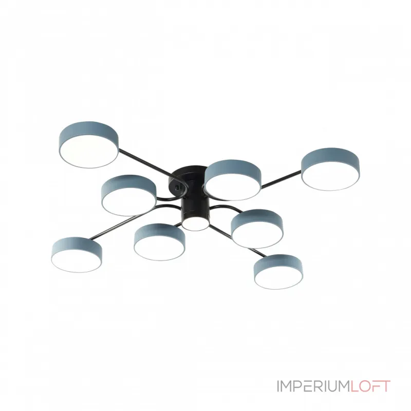Светильник светодиодный Arte Milano Ferrara 253039/8+1 Bk/Gr