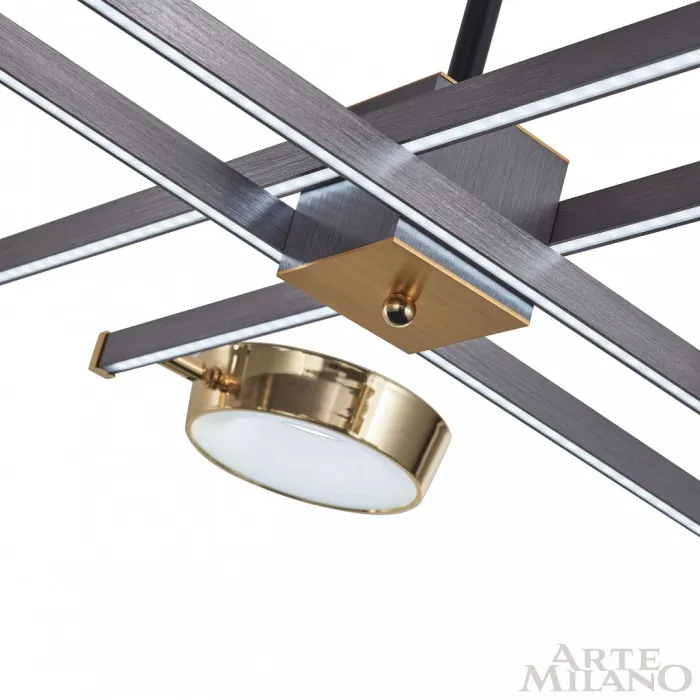 Люстра светодиодная Arte Milano Ferrara-71279 271279/8 NI/GD от ImperiumLoft