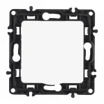 Розетка с заземлением, шторками и защитной крышкой, 16A 250V 217.41-1.white